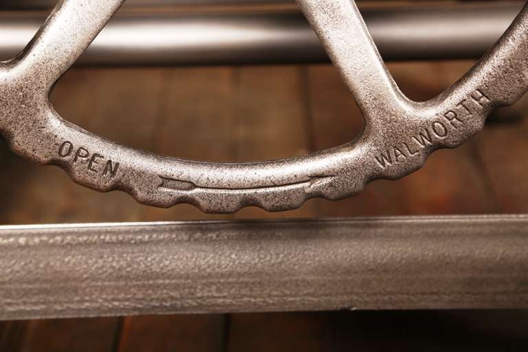 Vintage Industrial, Adjustable Scissor Lift, Original and Made in USA