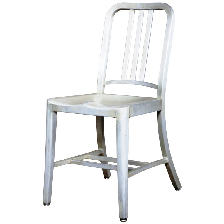 Vintage Industrial, Emeco Navy Chair, Original and Made in USA at 1stdibs