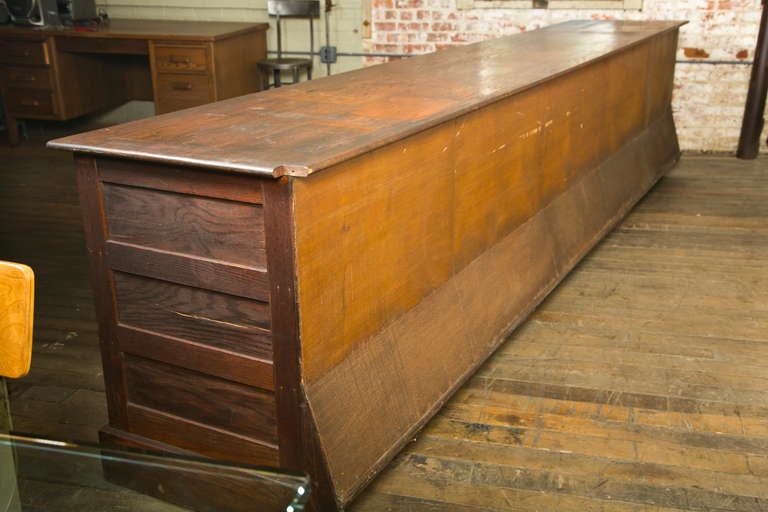 Vintage Industrial, Store display counter.  Thirty draws that have inside dimensions of 12 x 19 x 7.