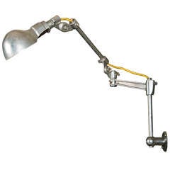 Vintage Industrial, Iron & Steel Woodward Adjustable Wall Lamp, Light, Sconce 7