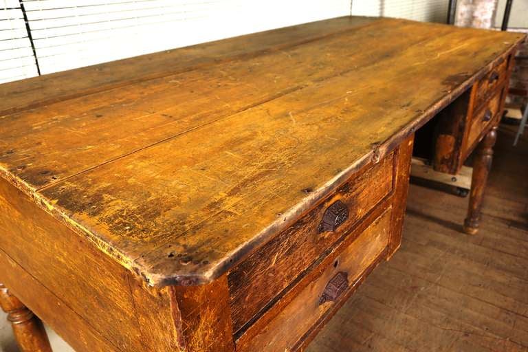 Antique, Clerk's Desk.  Made from Pine, inside draw measures 21