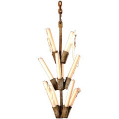 Vintage Industrial Candelabra Rustic Modern Hanging Pendant Light Lamp 5