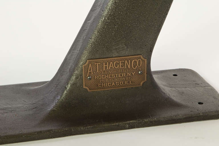 Antique, Cast Iron & Wood Ironing Board 1