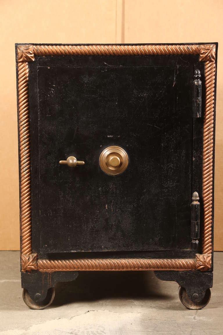 Vintage Industrial Cast Iron Safe at 1stdibs