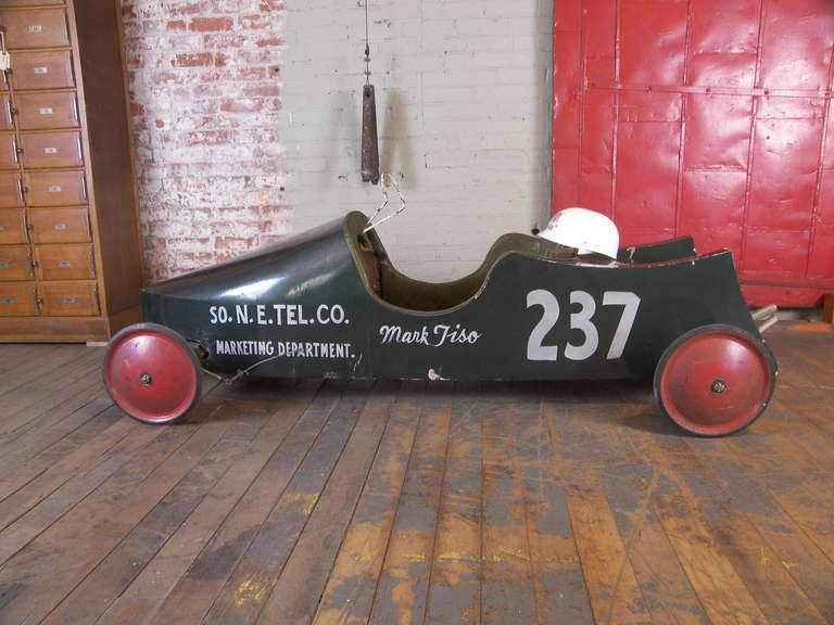 Soap Box Derby Car In Fair Condition In Oakville, CT