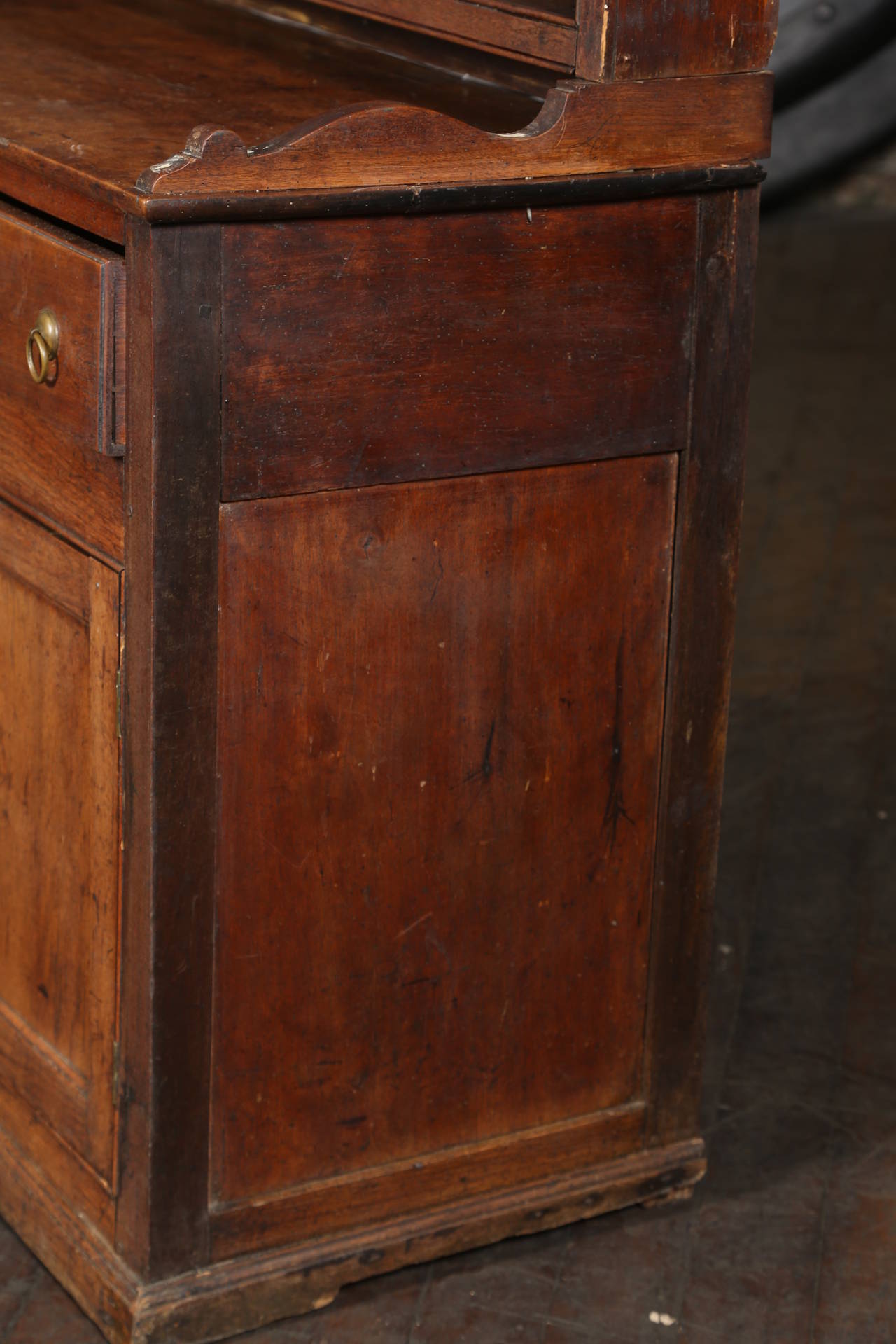 19th Century Country Wooden Hutch Storage Cabinet Cupboard 5