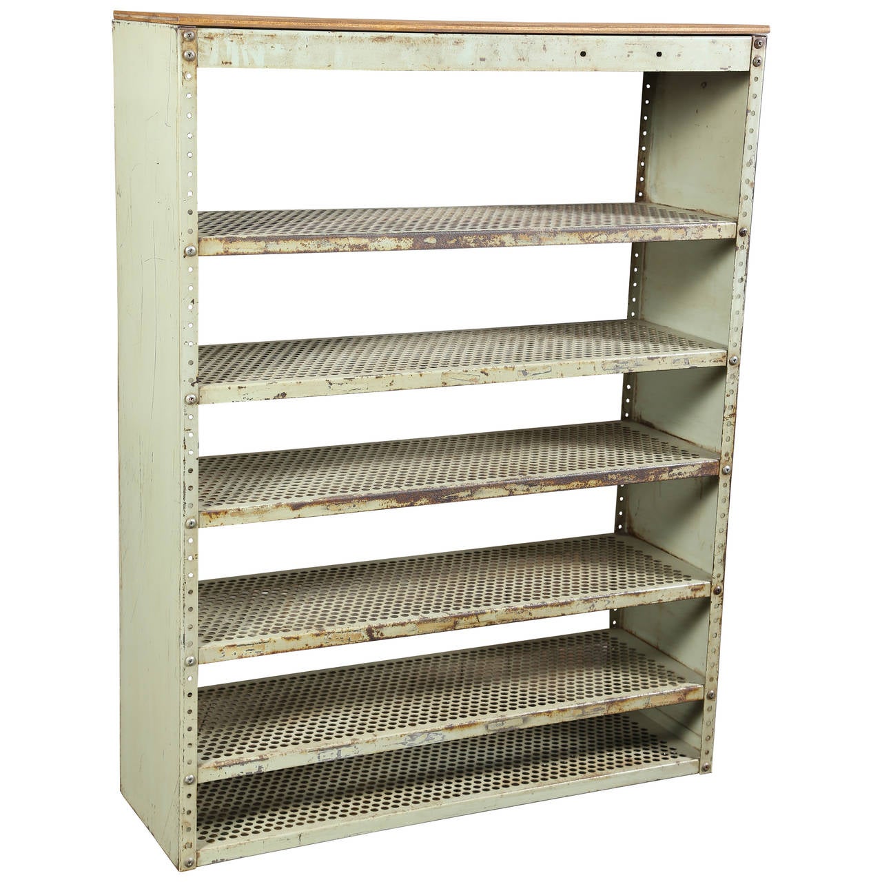 Vintage Industrial Shelving at 1stDibs