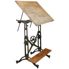 Vintage Adjustable Drafting Table