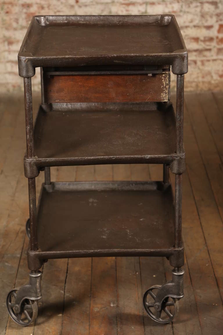 American Vintage Industrial, Three Tier Table/Cart