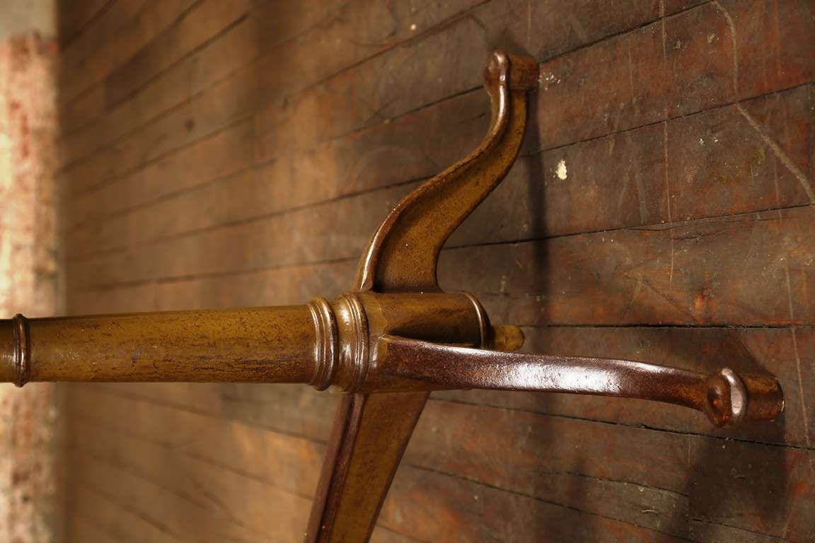 Vintage Industrial, Cast Iron Tilt-Top Table 1