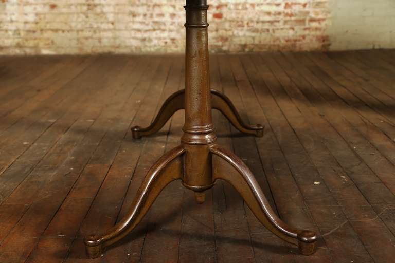 Vintage Industrial, Cast Iron Tilt-Top Table 3