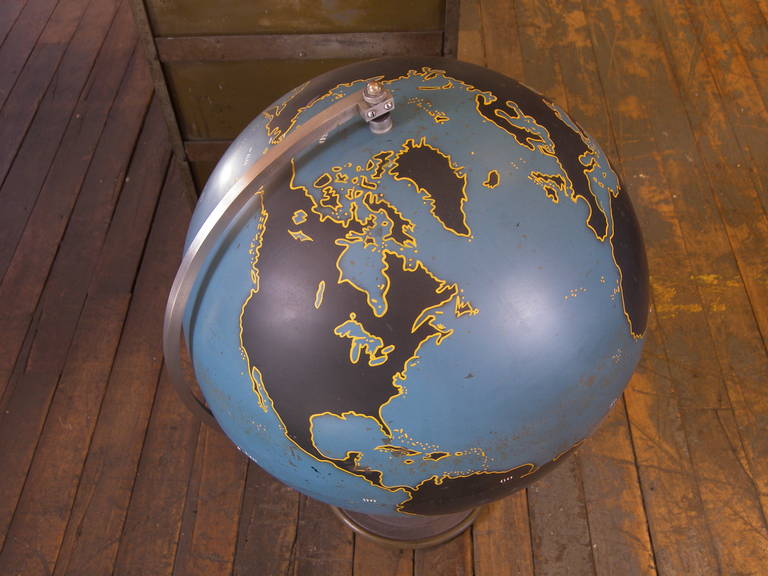 Vintage Denoyer Geppert Military Globe 1