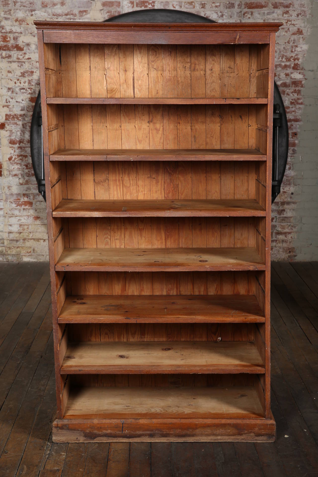 Vintage Wooden Bookcase For Sale at 1stdibs