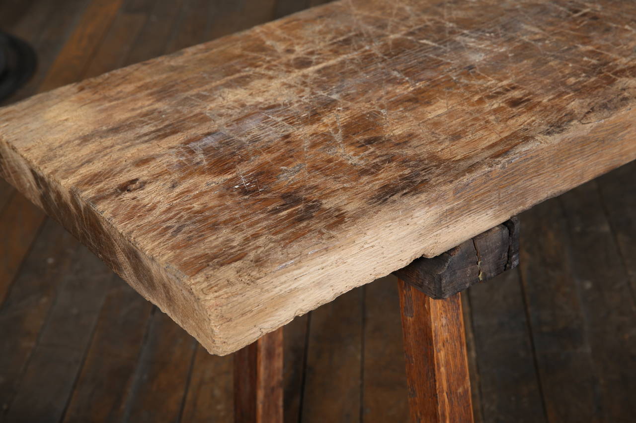 Antique Chestnut Bench 3