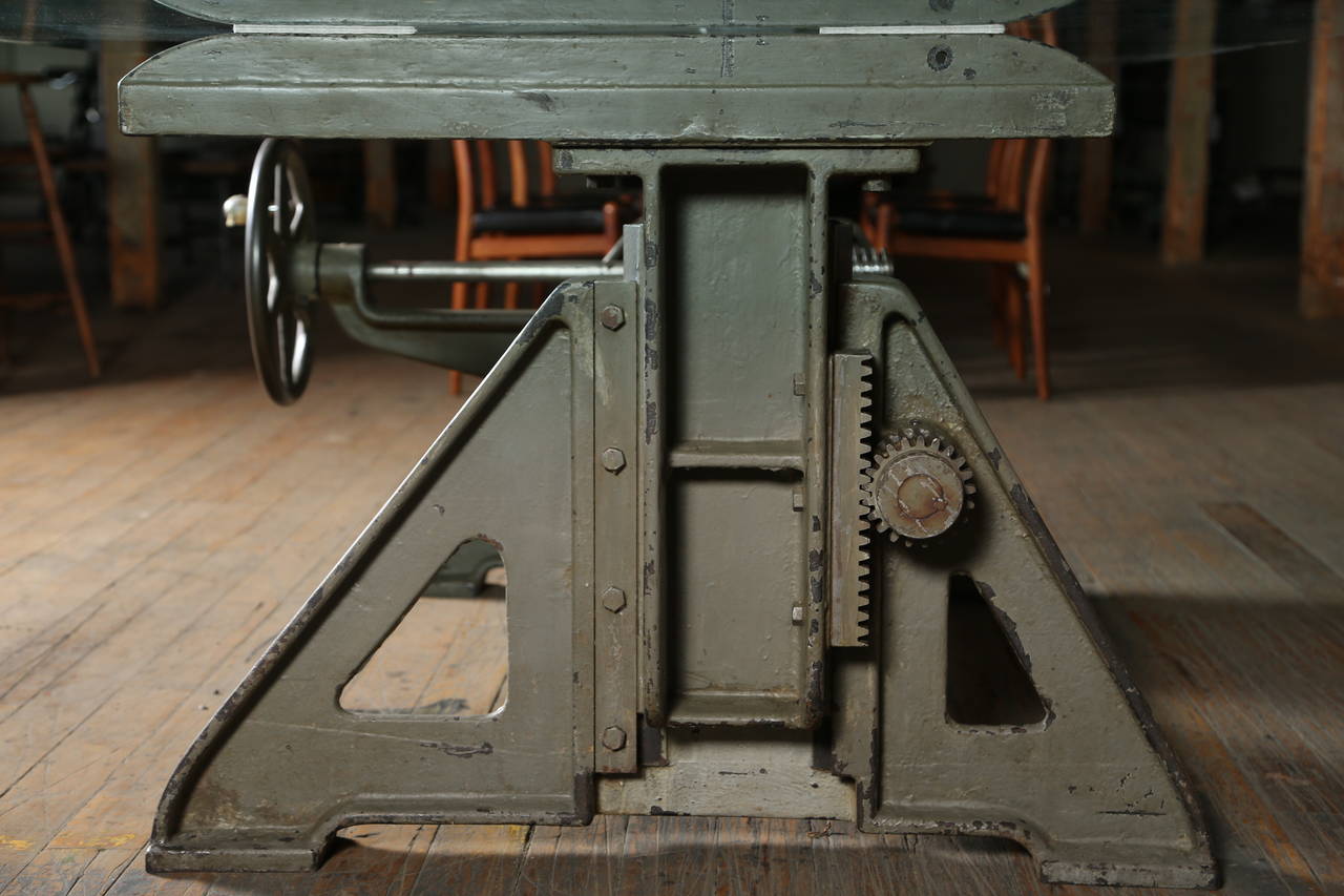 Industrial The Crank Gear Table