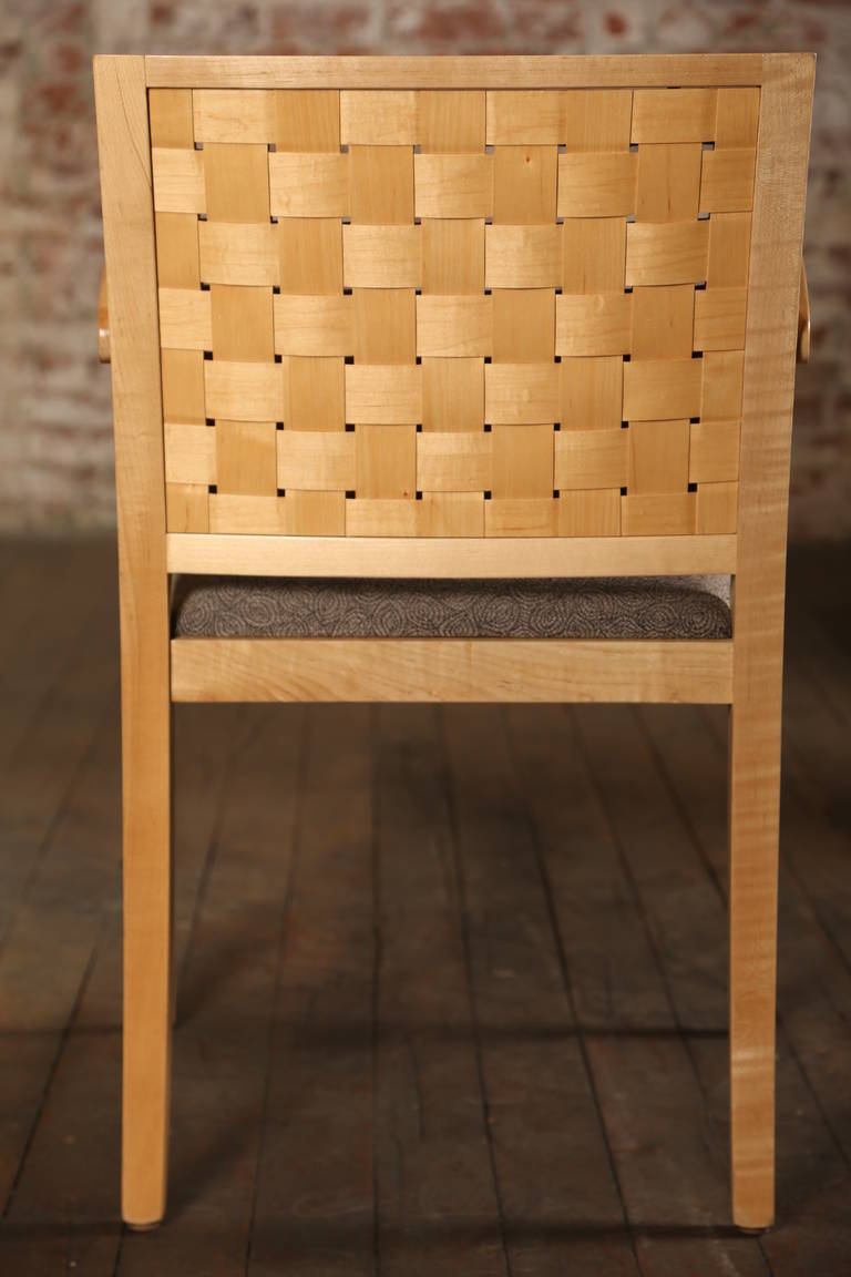 American Vintage Wooden Woven Chair