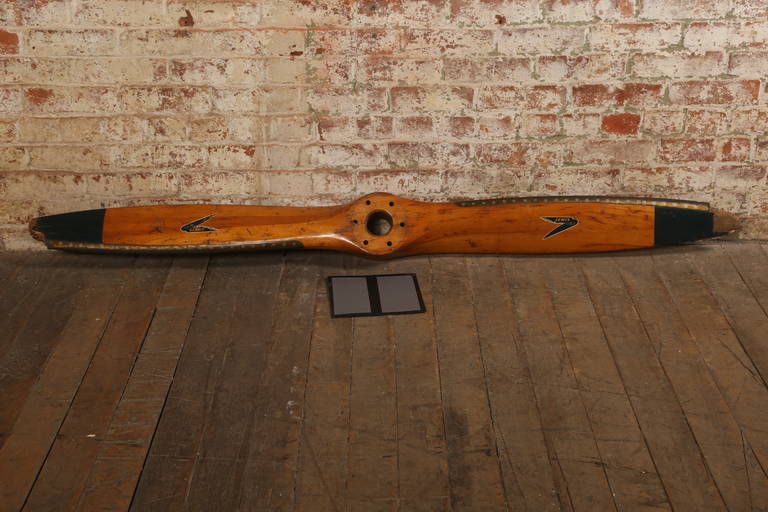 Antique Wooden Airplane Propellers Image And Candle Vine G B Lewis Aircraft Propeller At 1stdibs