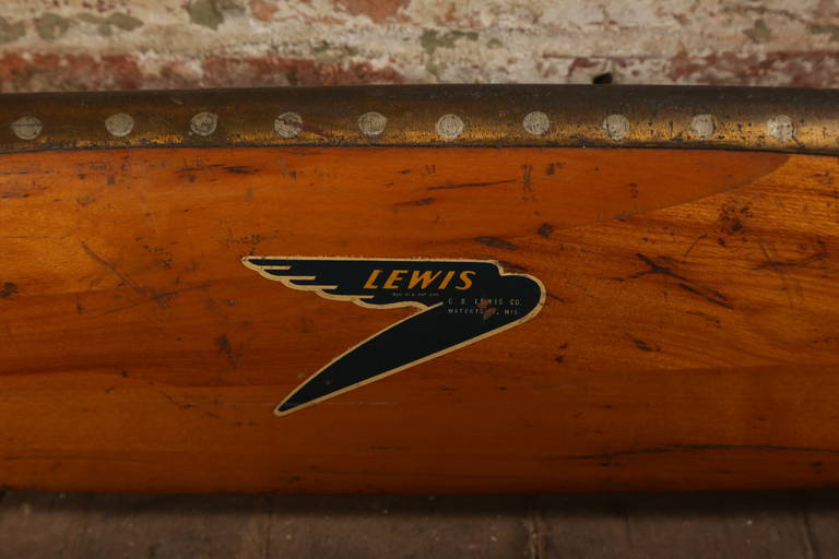 Wood Vintage G. B. Lewis Aircraft Propeller