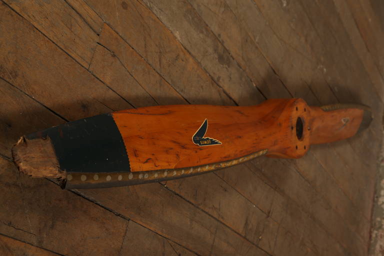 antique wood propeller