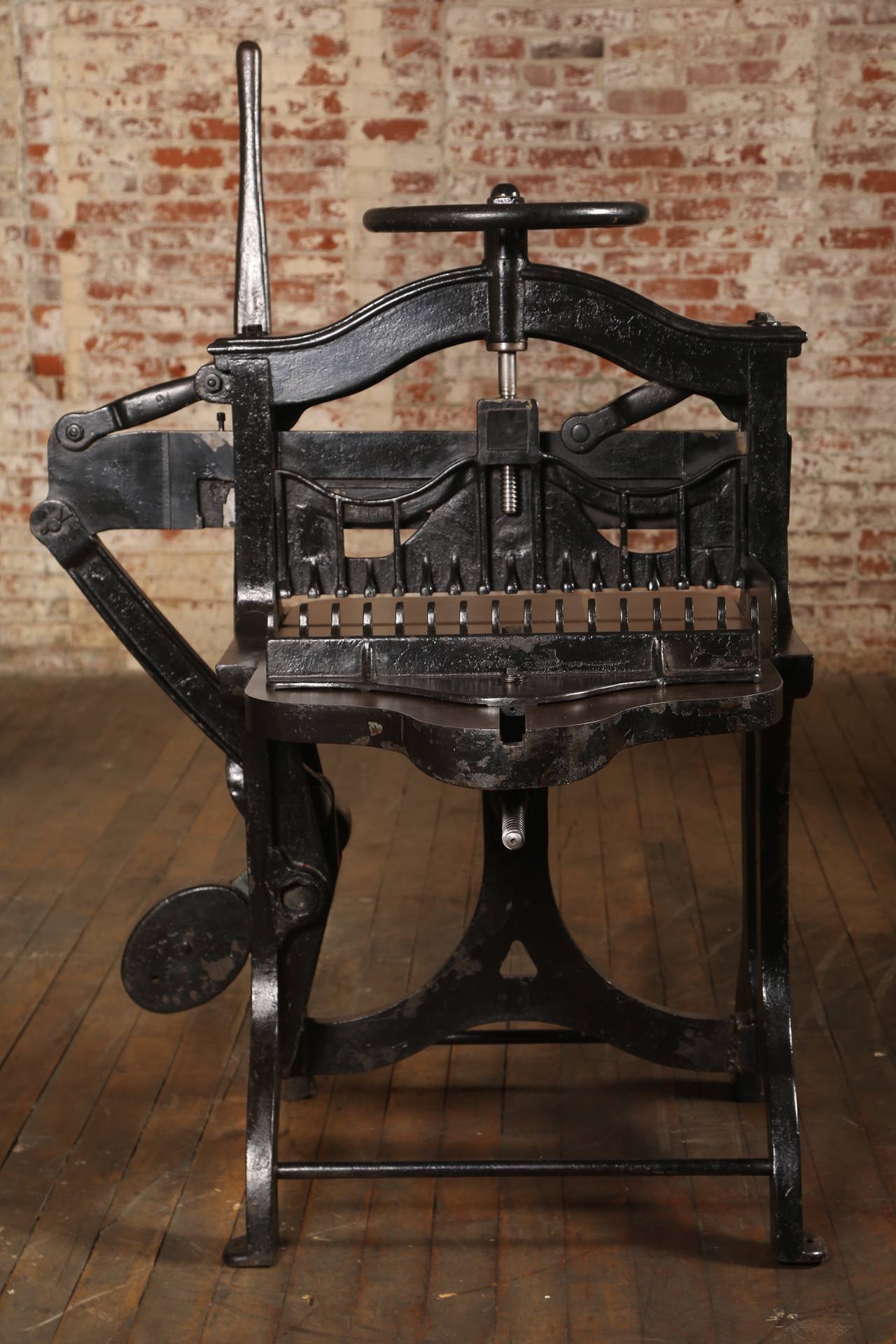 Antique cast iron, reliance paper cutter.