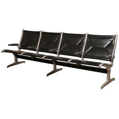 Original, Vintage, Four-Seat Sling Tandem Bench