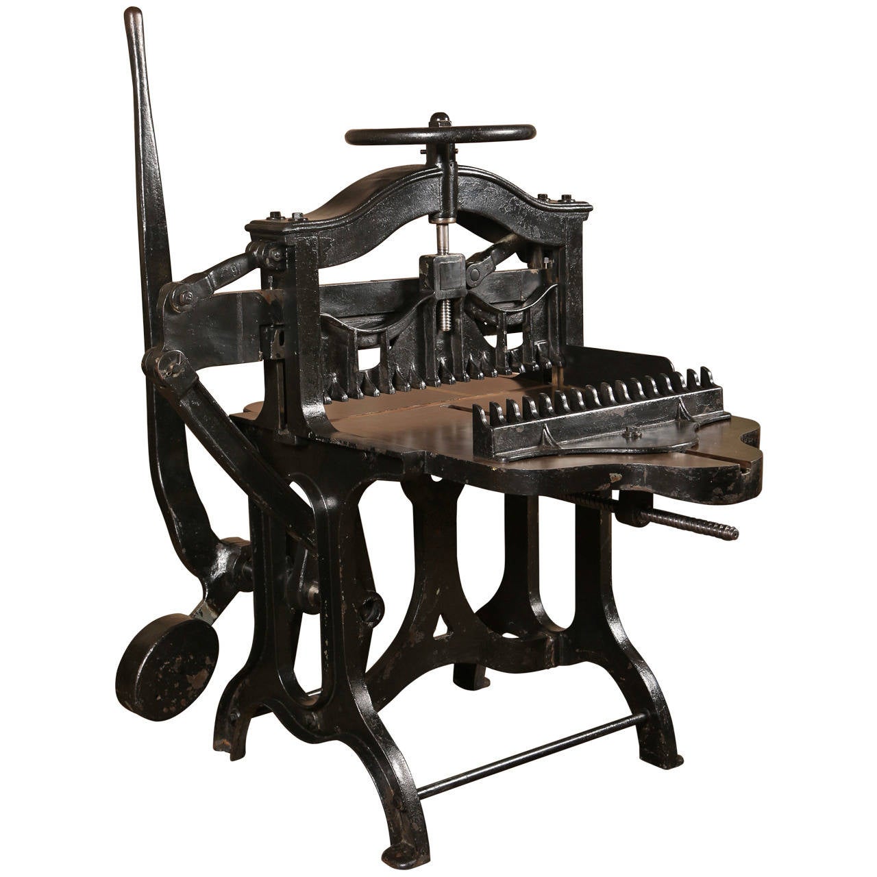 Antique, Industrial Reliance Paper Cutter at 1stdibs