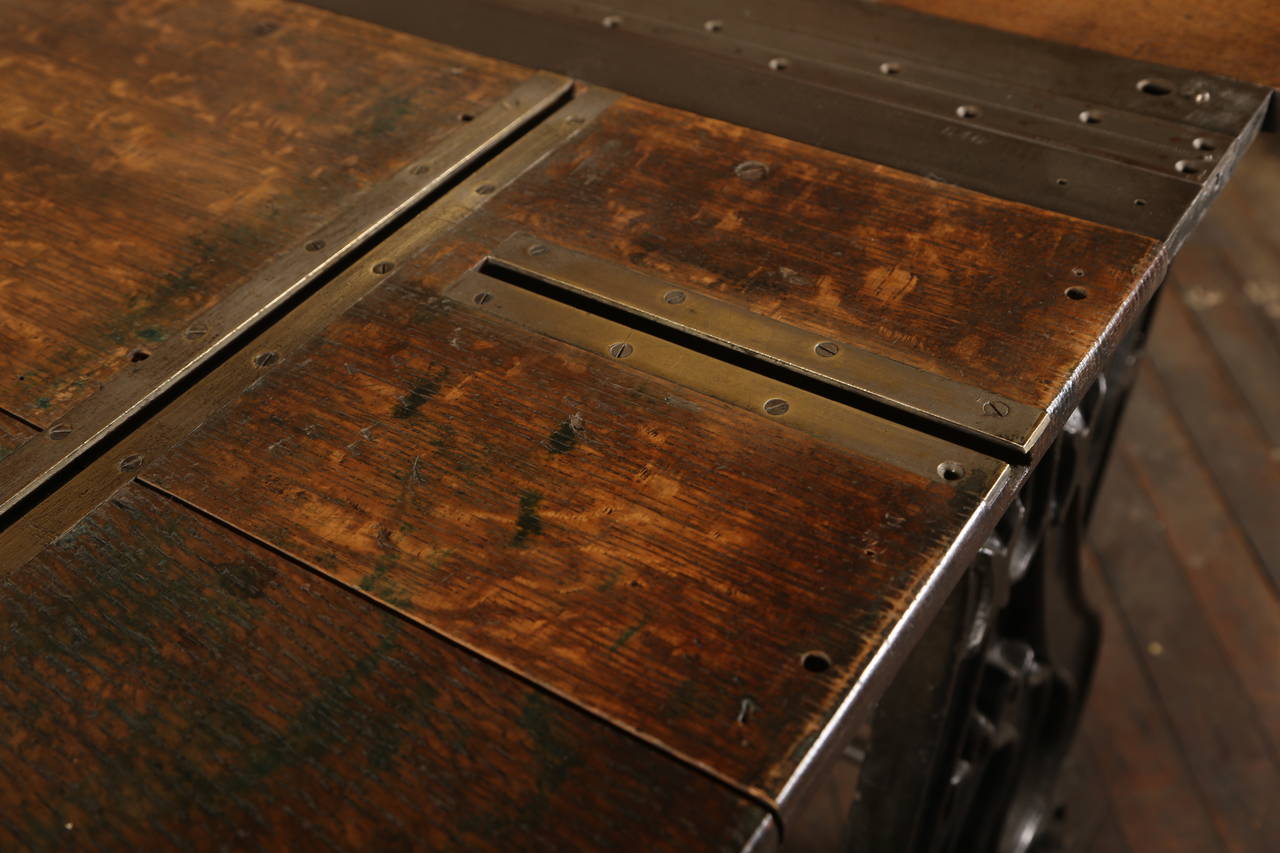 Metal Original, Vintage Industrial Printing Table or Desk