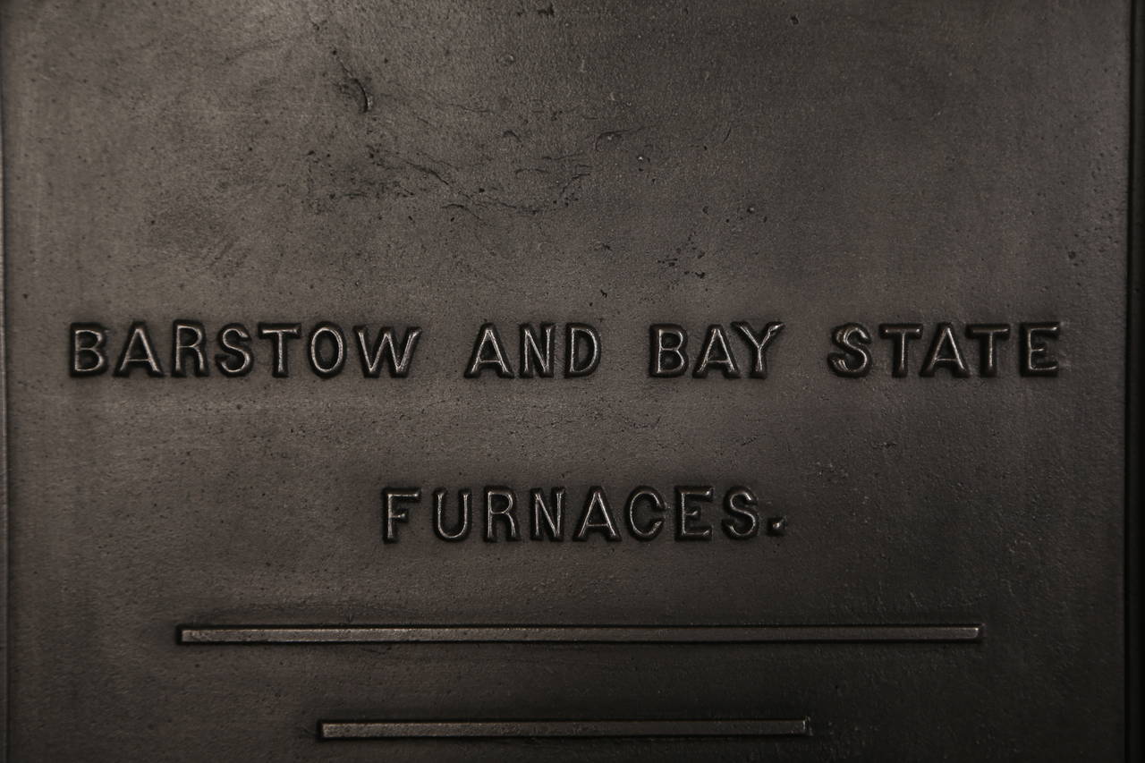 Vintage Industrial Barstow and Bay State Furnace Door at 1stDibs