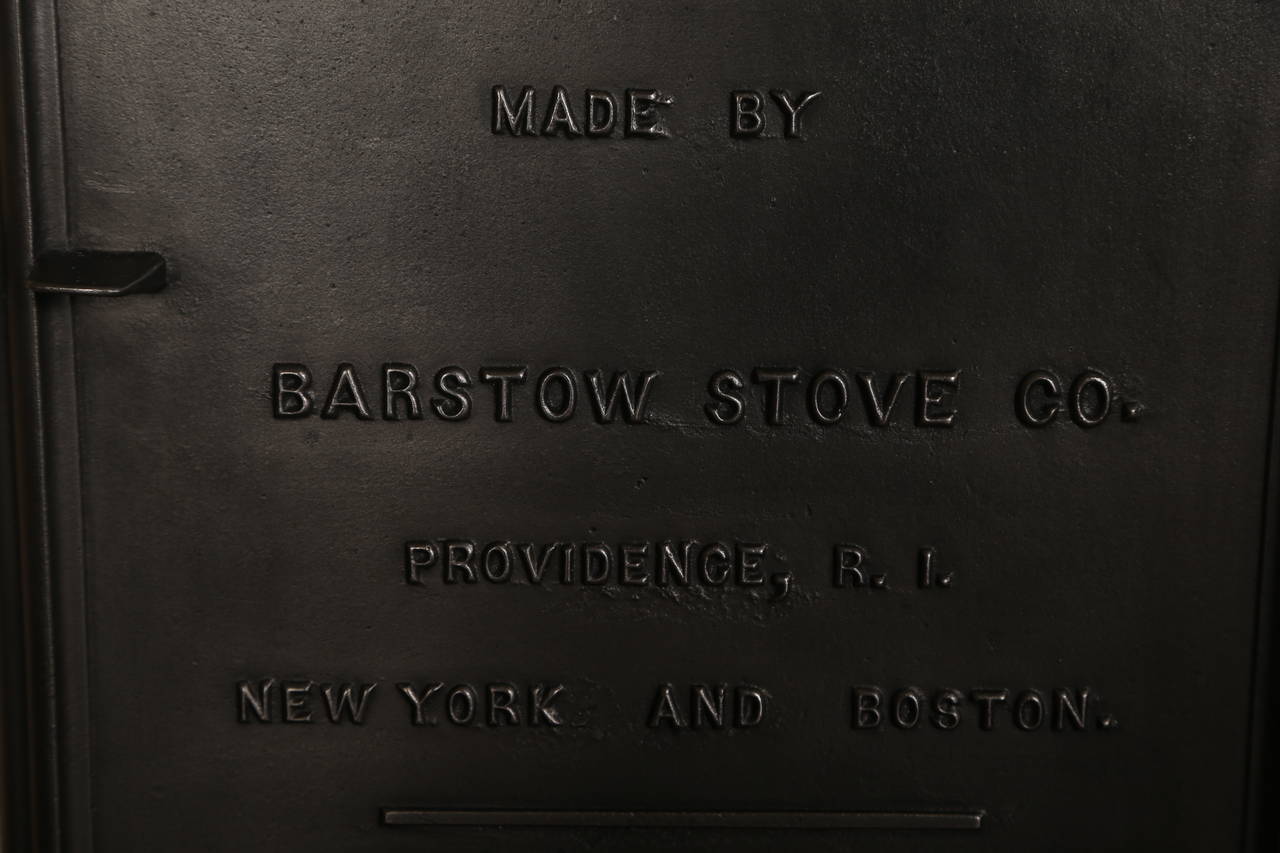 Vintage Industrial Barstow and Bay State Furnace Door at 1stDibs