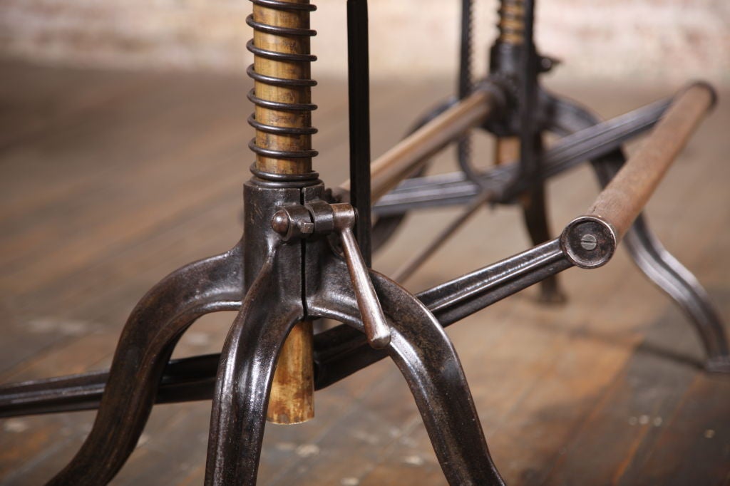 Vintage Industrial Drafting Table 1