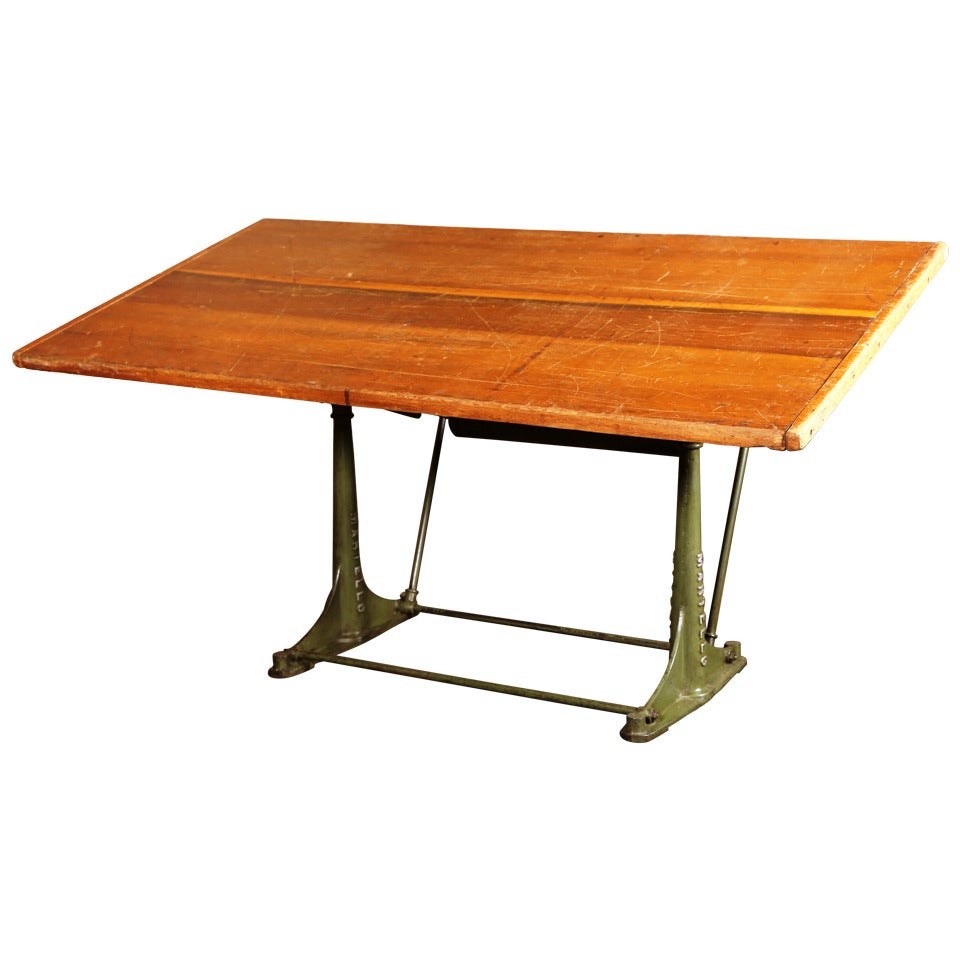 Vintage Industrial Drafting Table
