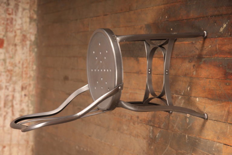 Set of Four Vintage Industrial Cafe Toledo Chairs In Good Condition In Oakville, CT