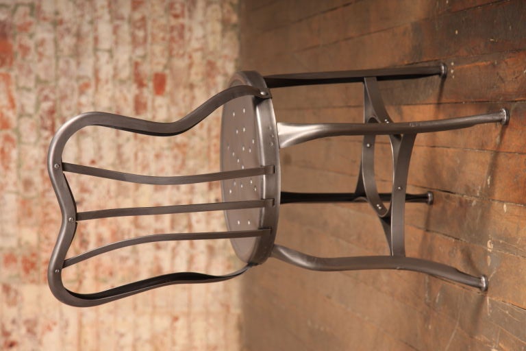20th Century Set of Four Vintage Industrial Cafe Toledo Chairs