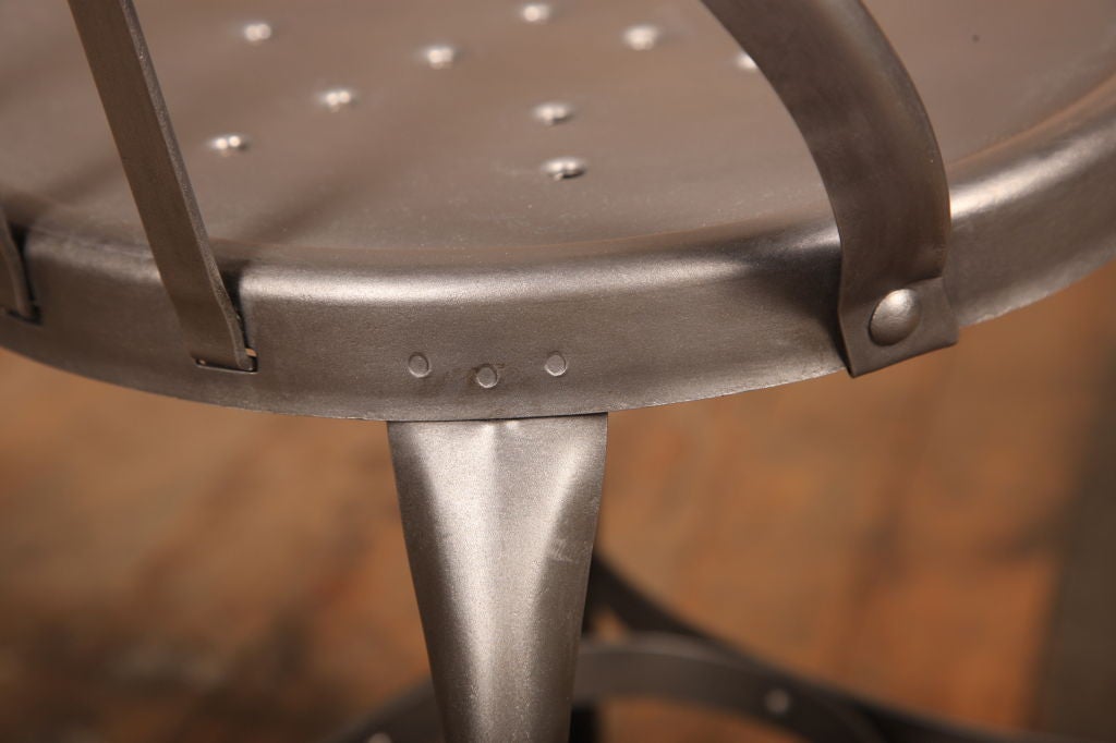 Set of Four Vintage Industrial Cafe Toledo Chairs 2