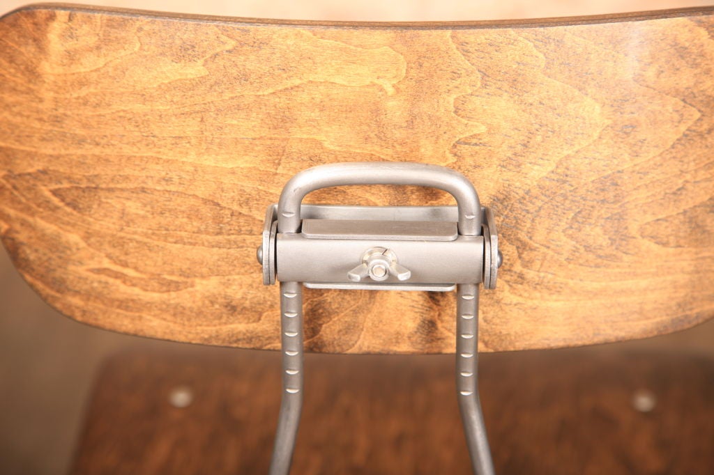 Vintage Industrial Adjustable Toledo Stool 1