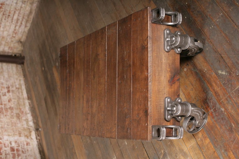 Vintage Industrial Factory Cart/Coffee Table