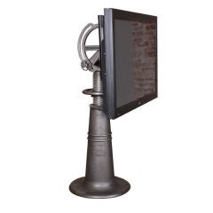 Antique Industrial Adjustable Flat Screen TV Stand