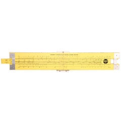 Vintage Advertising Slide Ruler Model N 1010-ES Trig