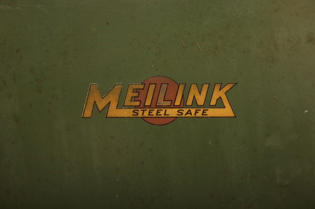 Vintage Industrial Meilink Steel Safe 1