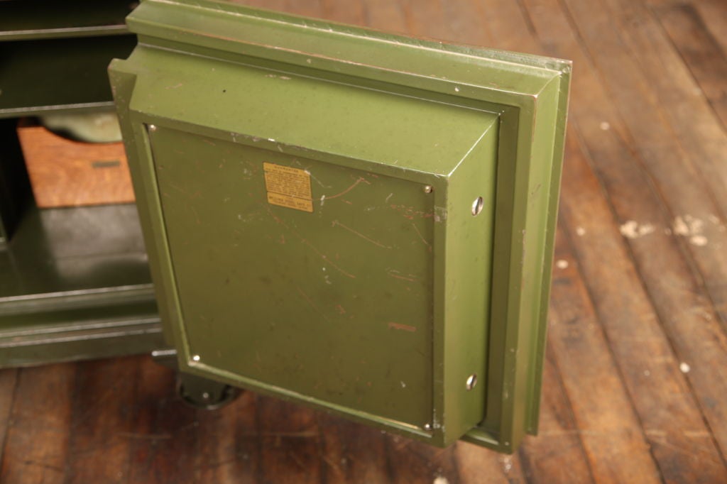 Vintage Industrial Meilink Steel Safe 3