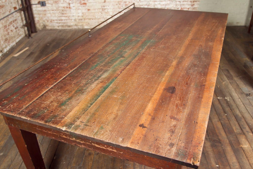 Original, Vintage, Wooden Store Display Table 2