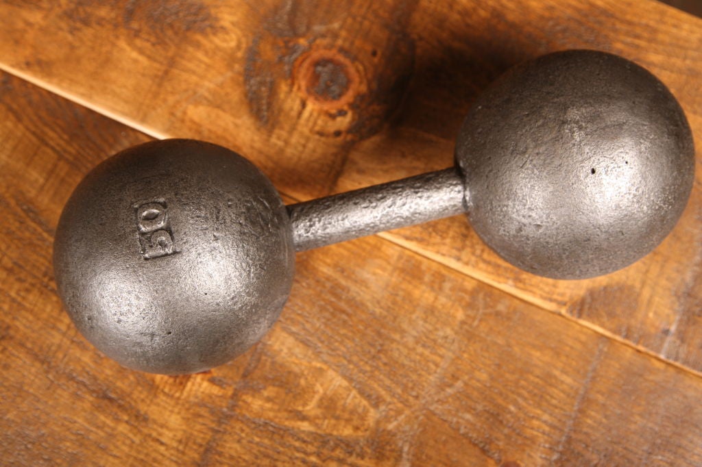 old fashioned dumbbells