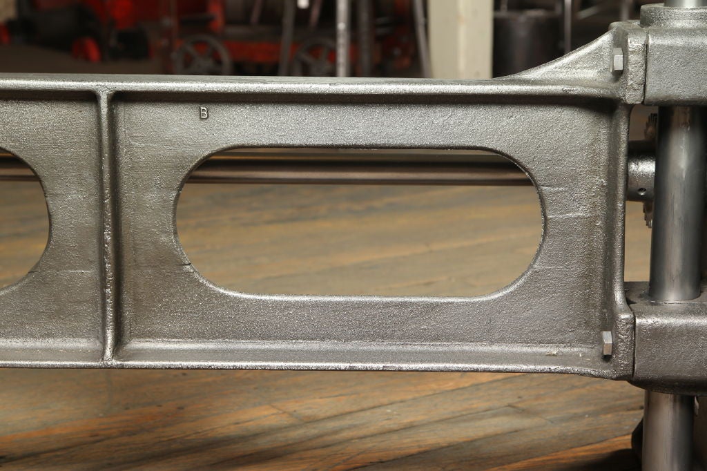 Vintage Industrial Adjustable Table/Desk Base 3