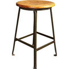 Used Industrial Factory Shop Stool 
