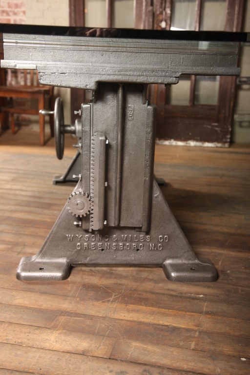 industrial crank table base