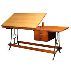 Original, Vintage Industrial, American Made, Drafting Table