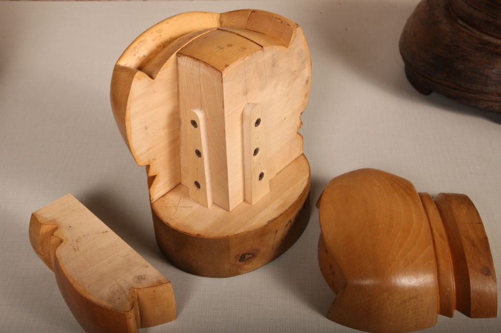 antique hat block