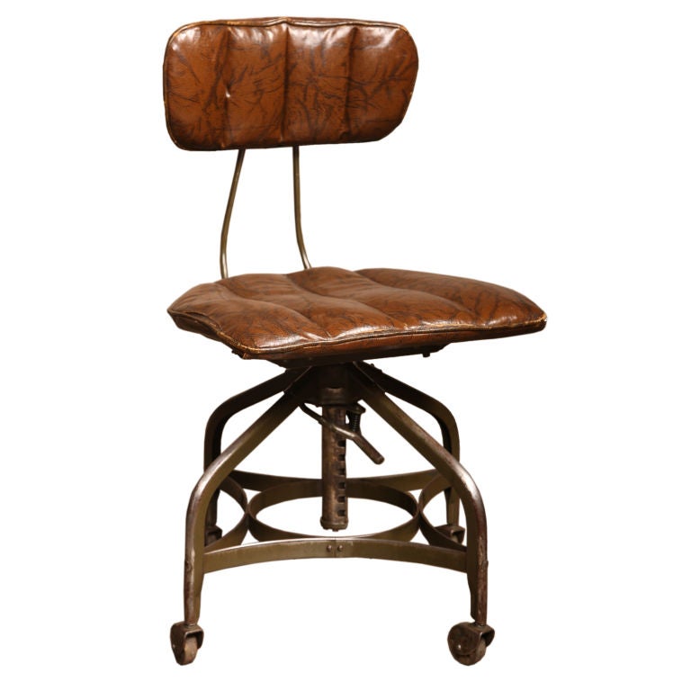 Vintage Industrial Adjustable Toledo Chair