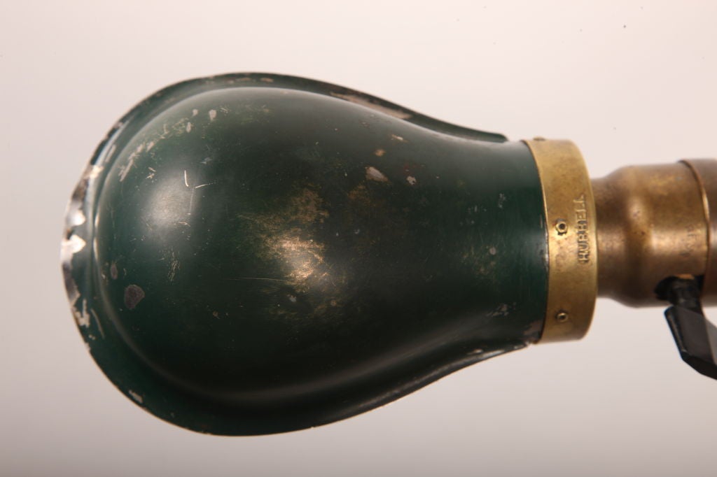 20th Century Vintage Industrial O.C. White Metal Adjustable Wall Task Light, Lamp