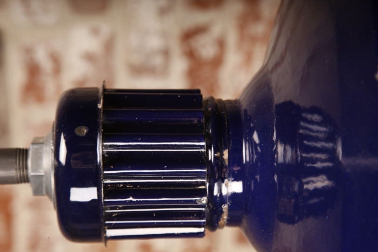 Pendant Light Vintage Industrial Modern Blue Porcelain Hanging Ceiling Lamp 1